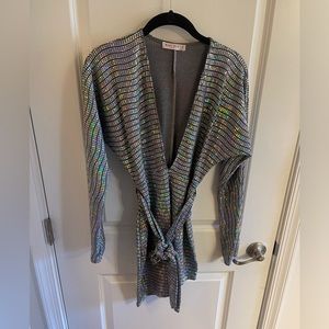 Blue Blush Los Angeles size Small sequin mini dress